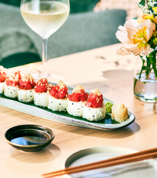 Spicy Tuna Dynamite Roll Slider