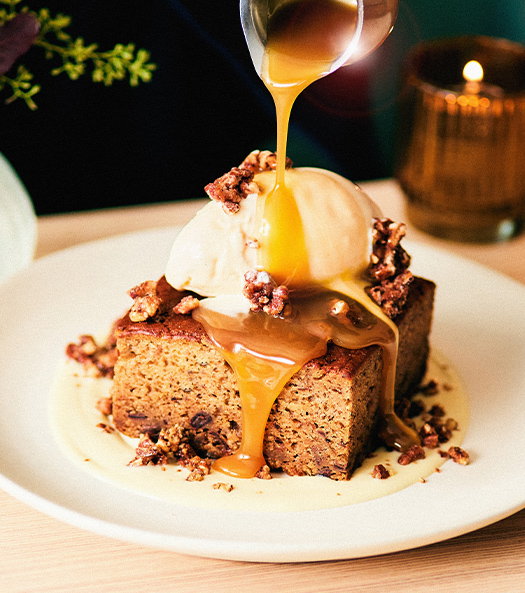 Sticky toffee pudding