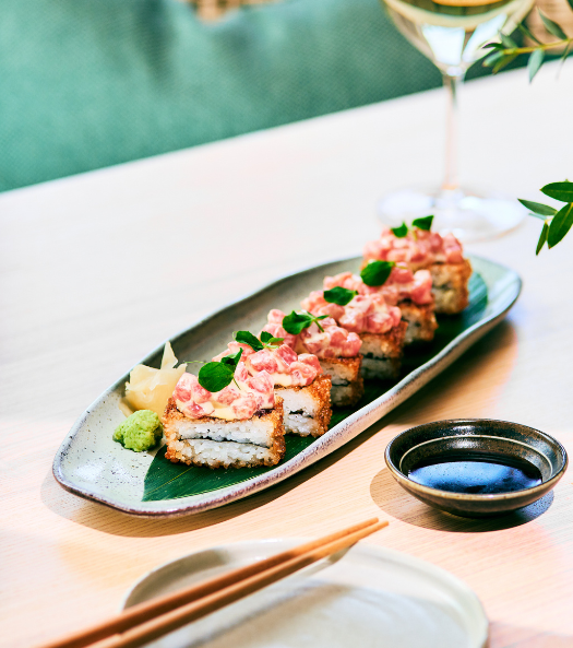 Miso Tuna Crispy Rice Slider